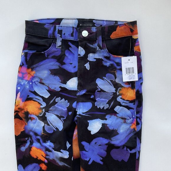 Guess By Marciano Women’s Stiletto No. 97 Skinny High Rise Jeans Printed Size 24 - Picture 5 of 11